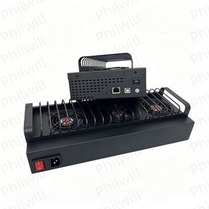 110V 220V Android iPhone Farm <b>HUB</b> Dock Station Box <b>Port</b> USB 3.0 OTG Ethernet ABS Material Unified Management Convenient Software - Product Image 2