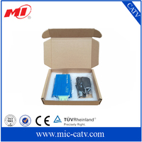 TV-ontvangers Laser Versterker 1550nm FTTH Binnen Optische Ontvanger Node AGC CATV met SC/APC Connector en 1.0dB Pass Loss