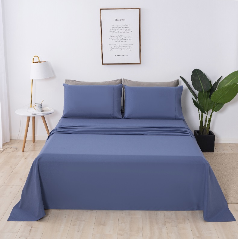 Китайский бренд Пигментная Печать микрофибра полиэстер хлопок простыня набор