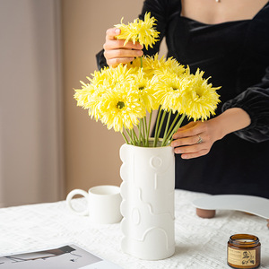 Fleur artificielle de gerbera en soie, tige unique, 30cm-100cm, pour la décoration de la maison, des mariages et de la photographie - Product Image 2