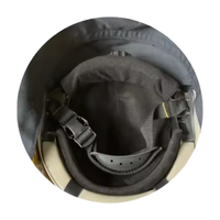 Casque de lutte contre l'incendie dur durable jaune/rouge avec protecteur de cou, bande réfléchissante et support de lampe de poche en option pour le sauvetage