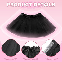 Jupe tutu en tulle vintage multicolore à 3 couches pour femmes adultes, idéale pour le ballet, les anniversaires, le cosplay, les soirées dansantes et les spectacles.