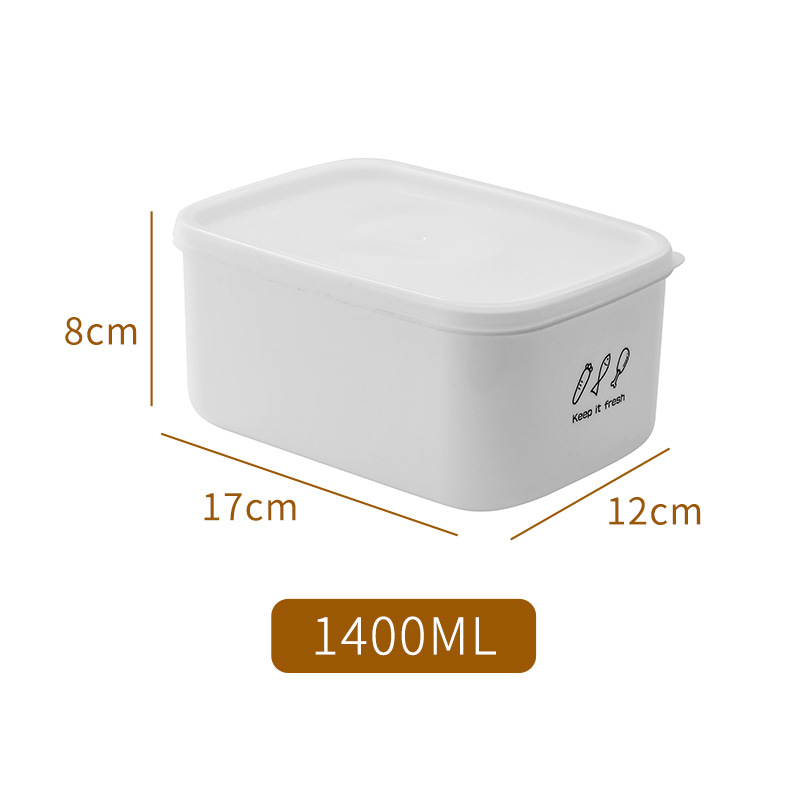 Large rectangular size 1400ml