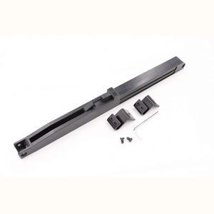 RHETECH Quincaillerie pour mini armoire de porte de grange à fermeture en douceur Système coulissant en laiton en alliage de zinc pour la cuisine et le bâtiment pour l'appartement - Product Image 3