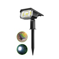 Lampes d'extérieur étanches, lampes alimentées par énergie solaire, luminaires paysagers RGB, éclairage de jardin LED à faible tension 12V, spot solaire pour allée