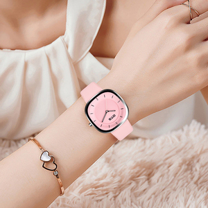 Reloj <span class=keywords><strong>de</strong></span> Cuarzo Cuadrado <span class=keywords><strong>de</strong></span> Aleación, Diseño Creativo y Personalizado, Deportivo, Moderno y Sencillo <span class=keywords><strong>para</strong></span> Mujer - Product Image 2