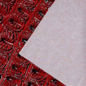 Toptan özel Croc timsah timsah desen sentetik deri kumaş suni deri malzeme - Product Image 3