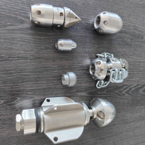 Kit de nettoyage rapide des égouts AMJET pour nettoyeur haute pression, <span class=keywords><strong>buse</strong></span> de jet pour égouts, les tuyaux bouchés peuvent être débouchés, <span class=keywords><strong>buse</strong></span> de jet pour égouts 1/2 - Product Image 1