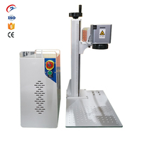 Machine de Gravure Laser JPT Céramique Plastique Métal Verre, Machine de Marquage Laser UV Modèle Portable/de Bureau à Refroidissement par Air