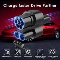 Adaptateur de chargeur CCS2 vers Tesla AC DC EV compatible avec les voitures Tesla CCS2 Combo DC adaptateur de charge rapide
