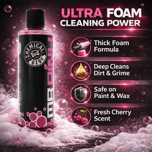 Jabón Espumoso Rosa para Lavado de Autos (473ml)-- Champú para Autos con Alta Espuma y pH Neutro para una Limpieza sin Rayones y un Acabado Brillante - Product Image 6