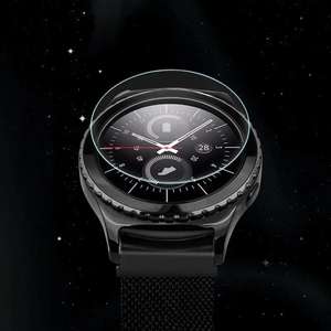 Pour <span class=keywords><strong>Samsung</strong></span> <span class=keywords><strong>Gear</strong></span> S2 <span class=keywords><strong>S3</strong></span> Classic Frontier Sports Watch HD Protecteur d'écran en verre trempé Film anti-rayures Couverture anti-explosion - Product Image 5
