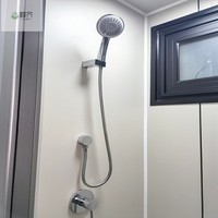 Maison de conteneur préfabriquée portable de 40 pieds avec conception de paquet plat extensible solaire pour magasin d'entrepôt et application de villa
