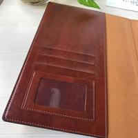 Bloc-notes personnalisé PU Lock Business Agenda Diary A5 PU Leather Student Notebook Cover School Journal