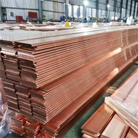 Barre plate en cuivre pur 99% de Chine, prix au kg, vente chaude