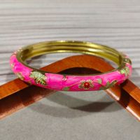 Bracelet jonc vintage ethnique en émail cloisonné coloré à effet goutte d'huile, avec fermoir à pression en alliage plaqué or, bijoux pour femme, cadeau