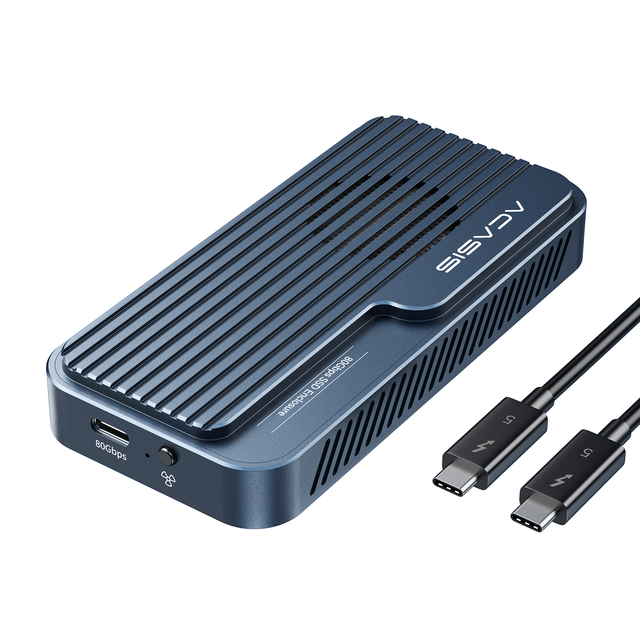 ACASIS Type-C USB 4.0 M.2 NVMe PCIE 8TB 80GBPs SSD Enclosure With