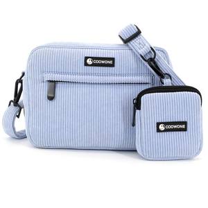 תיק כלב טבעוני תיק הליכה עם מחזיק בקבוק קרוסדרסינג גוף שליח - Product Image 6