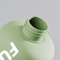 Vente chaude Emballage de lotion de luxe OEM/ODM Bouteille de shampooing biodégradable avec pompe et impression d'écran HDPE