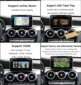 Para Apple CarPlay y Android Auto inalámbricos, Mercedes Benz NTG4.5 NTG4.7 NTG5.0 W176 W205 W212 W222 GLA GLC GLE GLS Clase A B C S - Product Image 5