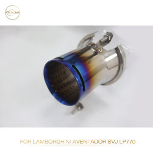 Ouchi ไทเทเนียมประสิทธิภาพไอเสียสําหรับ Lamborghini Aventador SVJ <span class=keywords><strong>LP770</strong></span> catback ไอเสียไทเทเนียมเคล็ดลับ - Product Image 6