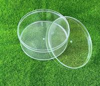 Boîte à tiramisu ovale transparente en plastique PET de qualité alimentaire, épaisseur 2 mm, contenants d'emballage personnalisables, modèle E480, pour grands desserts et gâteaux