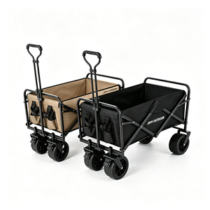 Outdoor camping wagon, stall <b>trolley</b>, dedicated folding mobile night market street stall portable large multi-functional hand ca - Product Image 3