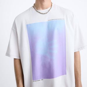 T-shirt en tricot imprimé thermoréactif pour hommes, design personnalisable, respirant et écologique, service OEM/ODM, vente en gros - Product Image 2