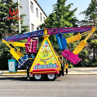 Manège à chaises volantes populaire pour carnaval, équipement d'amusement mobile