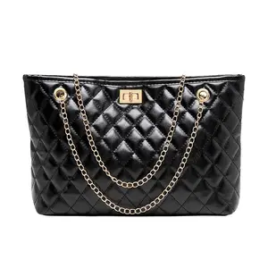 new product ideas 2023 Diamond lock woman bag 2023 handbags pure pu leather handbags for women