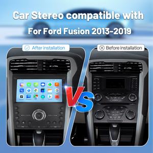 Android 13 Car Stereo 9 pulgadas 8 Core 6 + 128G con 5G WiFi GPS CarPlay Android Auto Car <span class=keywords><strong>Radio</strong></span> para Ford Fusion/Mondeo 2013-2019 - Product Image 5