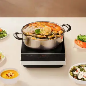 Xiaomi-Cocinas de inducción MIJIA C1, electrodomésticos de cocina inteligentes, placa de cocción de azulejos eléctrica, placa de control preciso, olla caliente