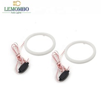 Bleu 1 paire ange yeux Halo anneaux 60/70/80/90/100/110/120 MM nouvelle voiture LED coton lumières cercle anneau autres accessoires de lumière de voiture