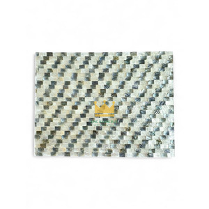 Set de table rectangulaire en nacre écologique de 6 mm d'épaisseur, moderne, personnalisable, de haute qualité, à prix abordable au Vietnam - Product Image 5