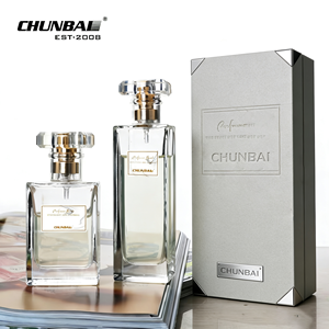 Flacone da <span class=keywords><strong>Profumo</strong></span> di Lusso Vuoto in Vetro Spray Quadrato Trasparente e Satinato da 15ml 30ml 50ml 60ml 100ml con Tappo Magnetico Personalizzato e Scatola - Product Image 3