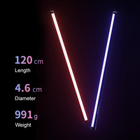 OEM ODM 1,2 m LED RGB Stick Light Tube 6400mAh 27W Bio Color y RGB Mode LED Video Stick Light Tube