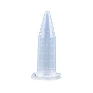 Tubos de centrífuga de plástico Yueside de 5 ml con fondo puntiagudo y tapa, consumibles de laboratorio de una sola fila, paquete de 100 tubos - Product Image 1