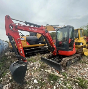 Excavadora usada Kubota U35 55, 5,5 toneladas, 3,5 toneladas, bajas horas de trabajo, envío rápido, bomba japonesa, engranaje de Motor, precio barato - Product Image 5