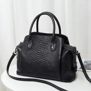 High quality alligator female tote hand bag China manufacturer luxury bags real leather shoulder purses