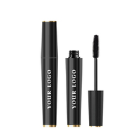Mascara 4d imperméable à l'eau mascara de maquillage en gros allongeant la fibre mascara d'extension de cils de marque privée