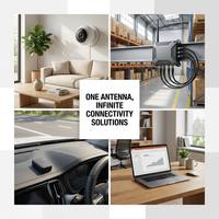 Antena FPC Interna Personalizada de 700-2700MHz, Alta Ganancia, WiFi 4G LTE, Cable de 1.13mm, Conector U.FL MHF1, PCB Flexible para Router IoT