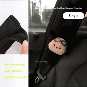 Pagou Coussin <span class=keywords><strong>de</strong></span> <span class=keywords><strong>ceinture</strong></span> <span class=keywords><strong>de</strong></span> sécurité en peluche douce <span class=keywords><strong>de</strong></span> haute qualité OLIVER, accessoires mignons pour filles, ajustement universel, pour <span class=keywords><strong>voiture</strong></span> neuve - Product Image 3