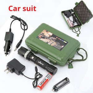 USB sạc chiến thuật dẫn đèn pin hợp kim nhôm bảo vệ IPX5 không thấm nước cho cắm trại ngoài trời không thấm nước giải pháp dịch vụ - Product Image 3