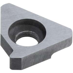 Insert triangulaire en carbure Fervi 16 mm brillant non revêtu pour outils de tournage et de fraisage - Product Image 1