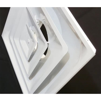 Grille linéaire carrée en aluminium pour la climatisation extérieure et des gaines de ventilation de sous-sol – Vente en gros
