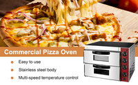Minuterie mécanique contrôle unox convection bande transporteuse portable gaz bois rotatif dual fuel portable extérieur four à pizza
