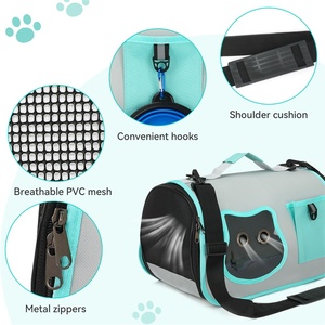 Bolsa de Transporte para Perros y Gatos OEM, Portátil, Transpirable, de Oxford, Gran Capacidad, para Viajes, Bandolera - Product Image 4