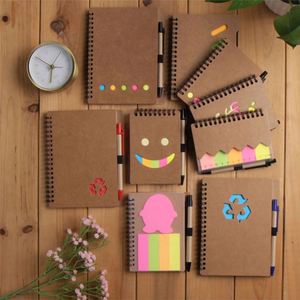 Custom Kraft Paper Spiral Notebook with Pen - Personalized Logo Journal for Promotional Gifts - Product Image 2