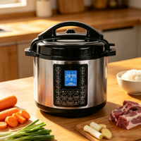 Gros appareils de cuisine intelligents 5L 6L 8L 10L 12L 8-en-1 multicuiseur grand Aluminium intelligent autocuiseur électrique
