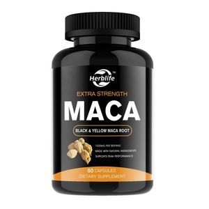 OEM ODM Vente chaude de compléments alimentaires à base de racines de maca, capsules d'extrait de racine de maca pour hommes et femmes - Product Image 1